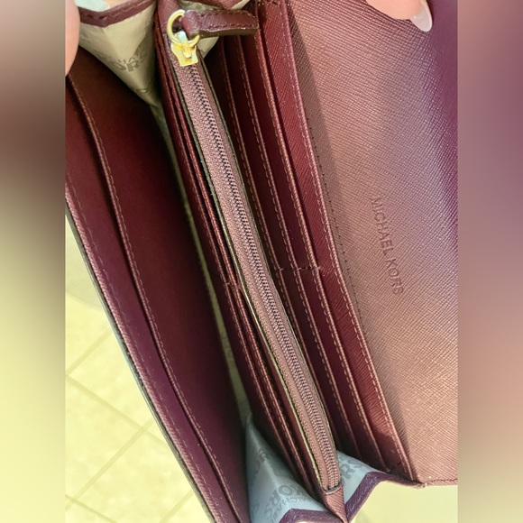 Michael Kors Burgundy Wallet - Picture 3 of 5